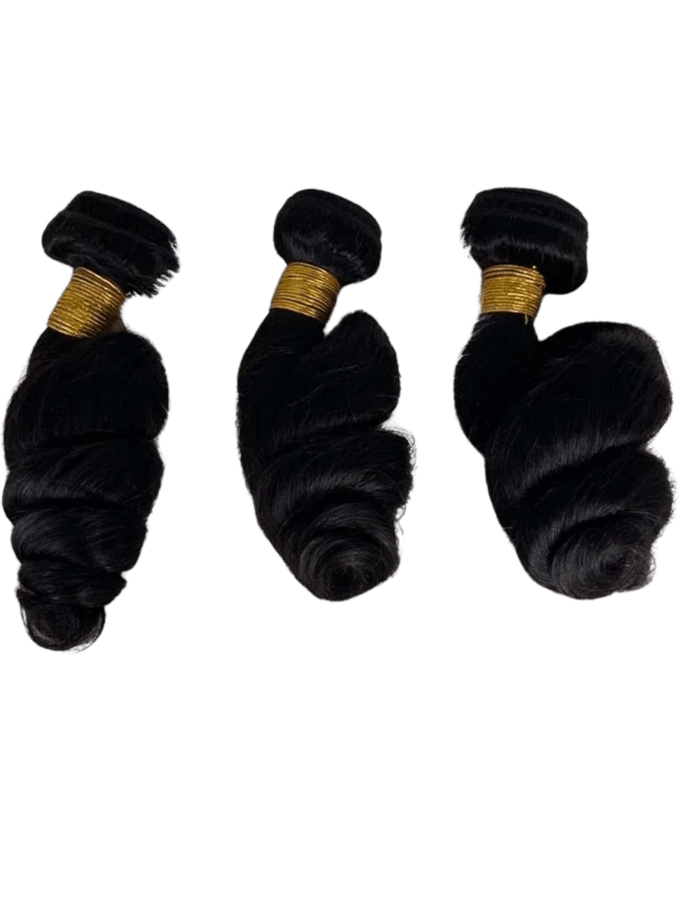 3 Pcs  Loose Waves Bundles